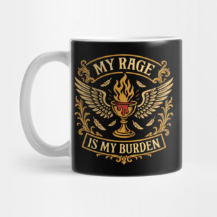 My Rage is My Burden Angels Wargaming Mug