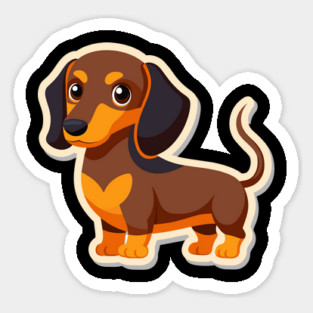 Doxie Love Never Ends || Little Legs, Big Personality – Dachshund Fun Magnet