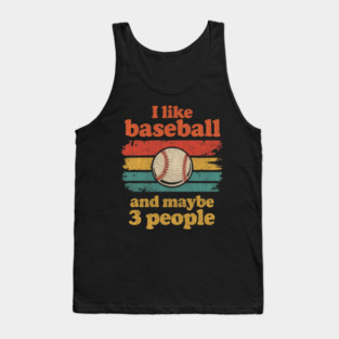 I Like Baseball Tank Top