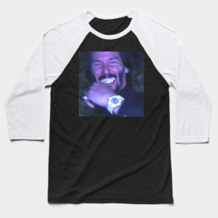 Keanu Reeves Silver Grill Baseball T-Shirt