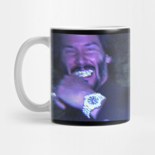 Keanu Reeves Silver Grill Mug