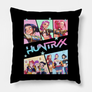 HUNTRIX Girls Kpop Demon Hunters  Anime Pillow