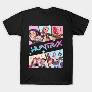 HUNTRIX Girls Kpop Demon Hunters  Anime T-Shirt