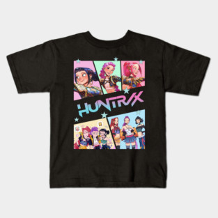 HUNTRIX Girls Kpop Demon Hunters  Anime Kids T-Shirt