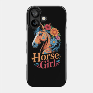 Horse Girl - Equestrian Floral Phone Case