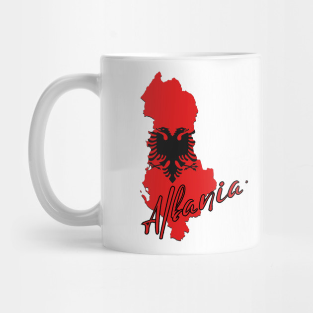 Albania map, Albania flag by eka123