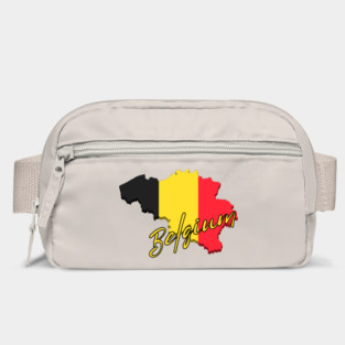 Belgium map, Belgium flag Bag