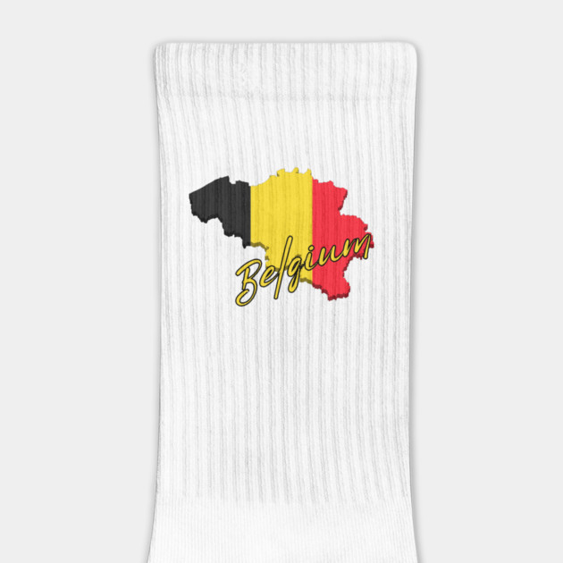 Belgium map, Belgium flag by eka123