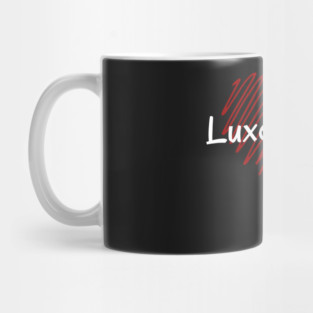 I love Luxembourg, Luxembourg heart Mug