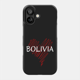 I love Bolivia, Bolivia heart Phone Case
