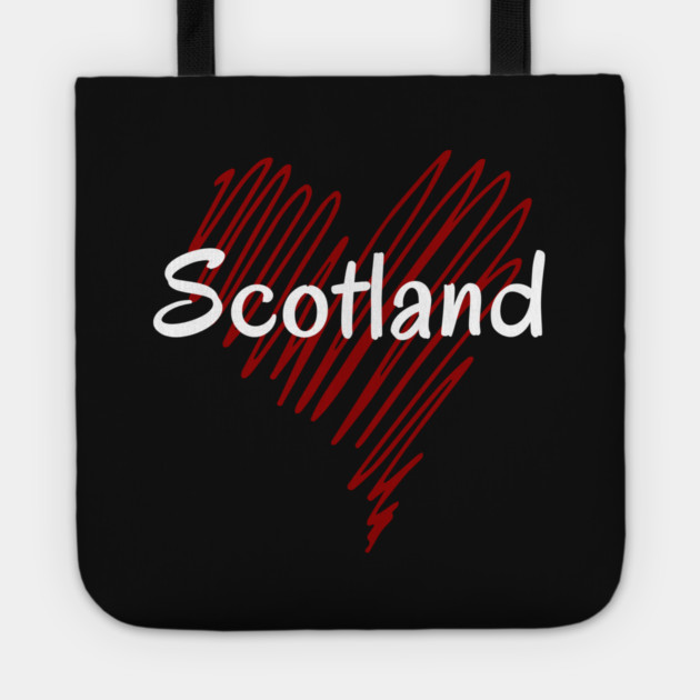 I love Scotland, Scotland heart Tote by eka123