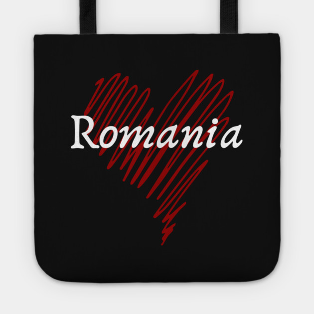 I love Romania, Romania heart Tote by eka123