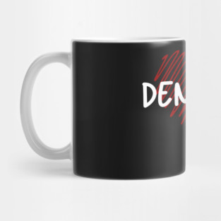 I love Denmark, Denmark heart Mug