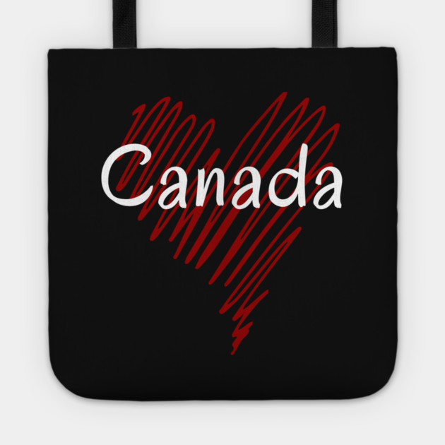 I love Canada, Canada heart Tote by eka123