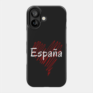 I love Spain, Spain Phone Case