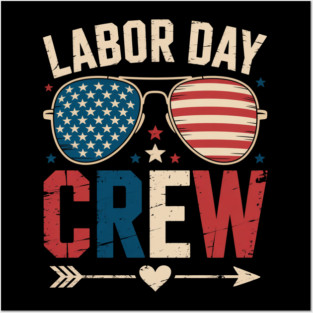 Happy Labor Day Posters and Art
