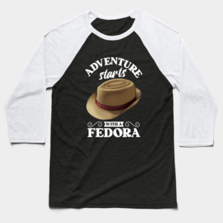 Fedora Baseball T-Shirt