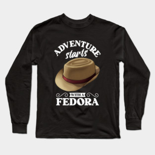 Fedora Long Sleeve T-Shirt