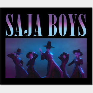 Saja Boys Group Kpop Demon Hunters M4705 Posters and Art
