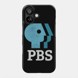 Minimalist PBS Silhouette Logo Phone Case