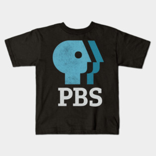 Minimalist PBS Silhouette Logo Kids T-Shirt