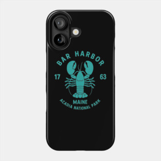 Vintage Acadia National Park Bar Harbor Maine Lobster Funny Phone Case