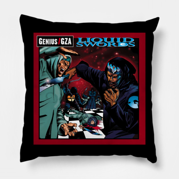 LIQUID SWORDS FULL Pillow by erlitastore