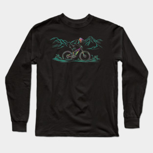 Mountain-Biking Long Sleeve T-Shirt