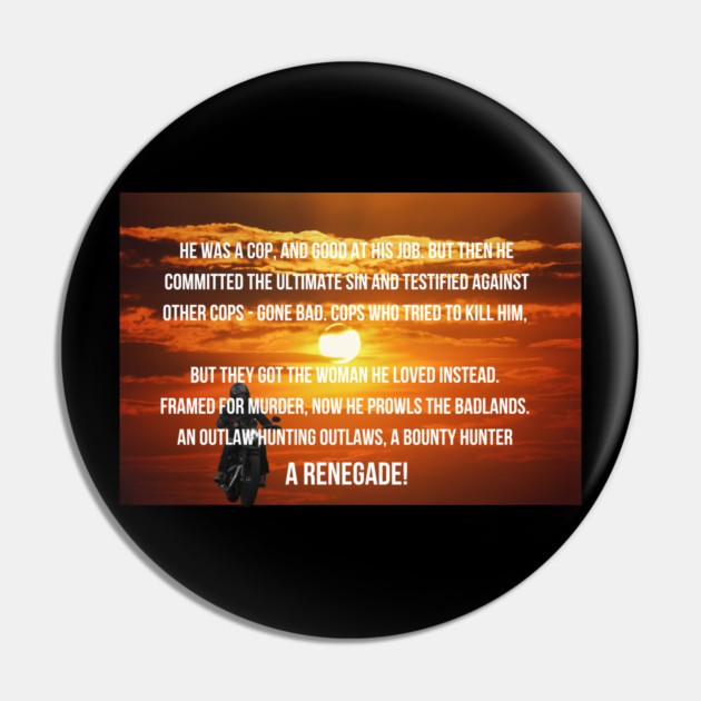 Renegade Pin by Low Life Shirts