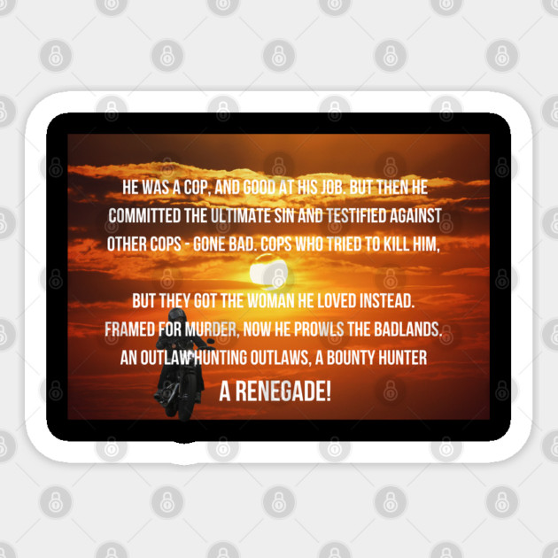 Renegade Sticker by Low Life Shirts