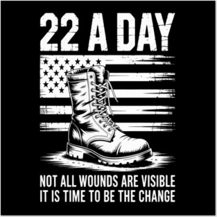 Veteran Suicide Awareness Posters and Art