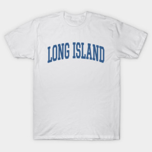 Long Island College Style Blue T-Shirt