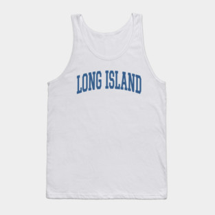 Long Island College Style Blue Tank Top