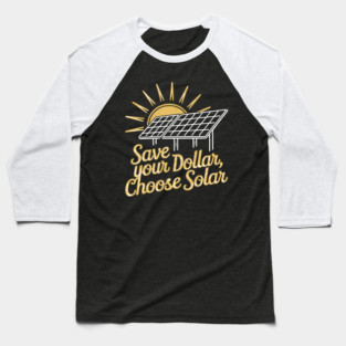 Solar Energy Baseball T-Shirt