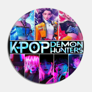Huntrix Kpop Demon Hunters, KPDH Tshirt, Huntrix Mira, Rumi, Zoey, Huntrix fan Pin