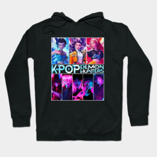 Huntrix Kpop Demon Hunters, KPDH Tshirt, Huntrix Mira, Rumi, Zoey, Huntrix fan Hoodie
