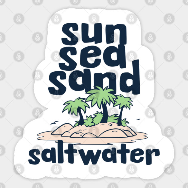 Sun, Sea, Sand, Saltwater Sticker by TurnEffect