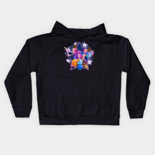 VINTAGE KPOP DEMON HUNTERS Kids Hoodie