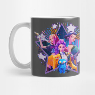 VINTAGE KPOP DEMON HUNTERS Mug