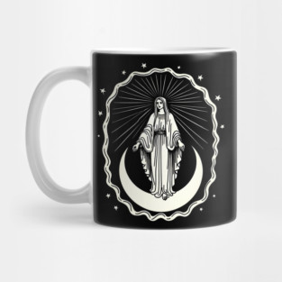 Assumption of Mary – Blessed Virgin on Crescent Moon Mug