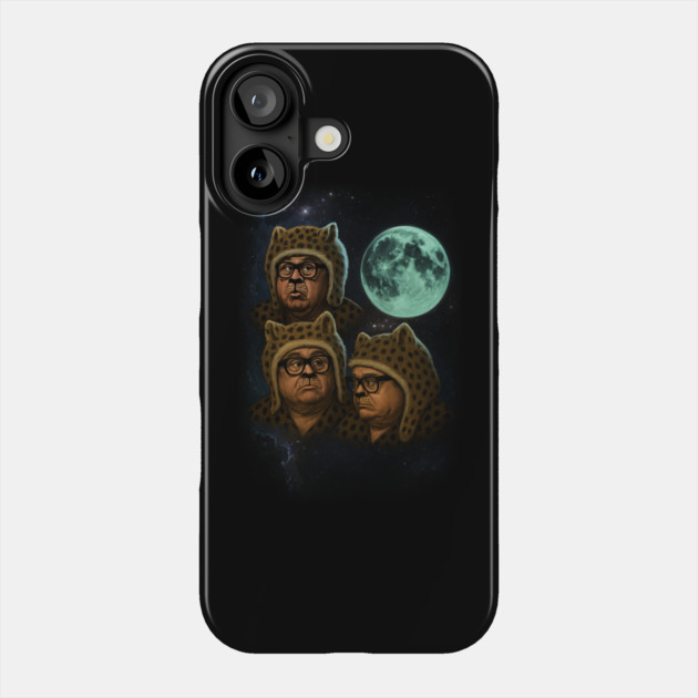 Three Man Cheetah Moon Phone Case by DankyDevito