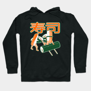 Sushi roll Japanese language Hoodie