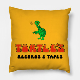Turtle's Records and Tapes - Defunct Atlanta Music Store Pillow