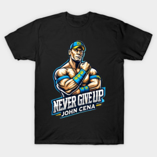 John Cena Never Give Up Memorial T-Shirt