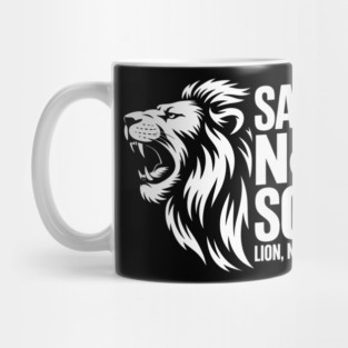 Roaring Lion Christian Faith Design Mug