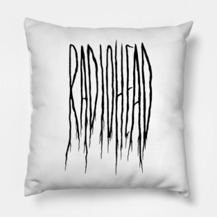 Radiohead roots hand lettering Pillow