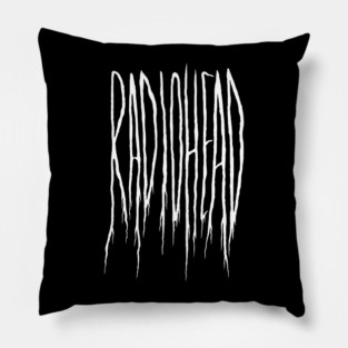 Radiohead roots hand lettering Pillow