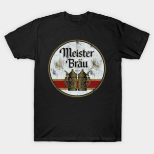Meister Brau Retro Logo – Vintage Beer Brand Throwback Design T-Shirt
