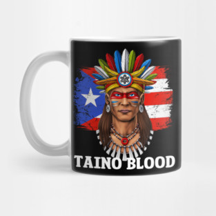 Taino Puerto Rican Warrior Mug