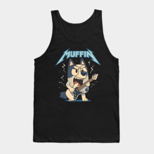 MUFFIN PLAYING GUITAR Tank Top